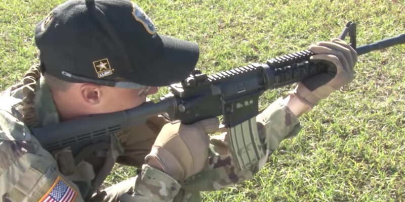 Learn to Shoot Standing, Kneeling, & Prone from the US Army Pistol Drill